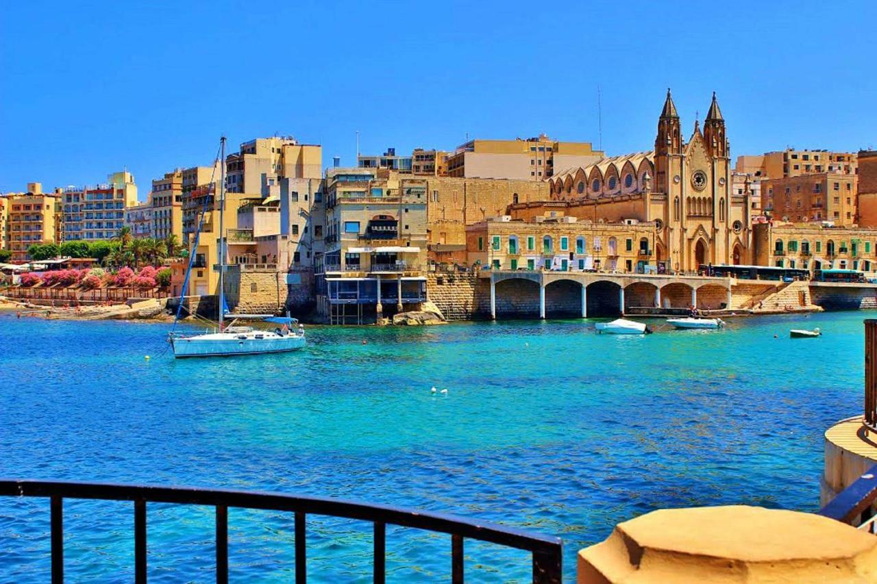 Contemporary, Luxury Apartment With Valletta And Harbour Views سليمة المظهر الخارجي الصورة