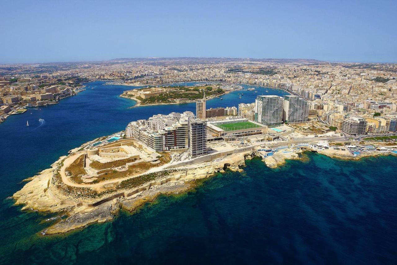 Contemporary, Luxury Apartment With Valletta And Harbour Views سليمة المظهر الخارجي الصورة